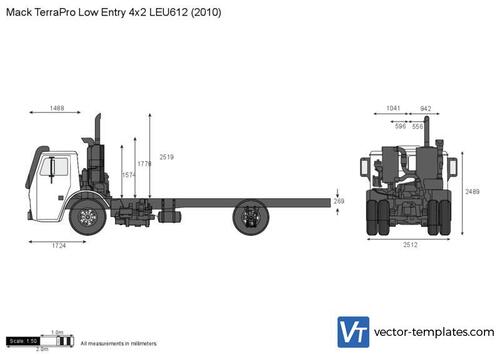 Mack TerraPro Low Entry 4x2 LEU612