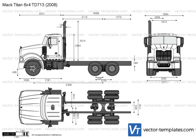 Mack Titan 6x4 TD713