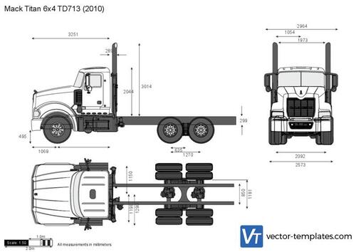 Mack Titan 6x4 TD713