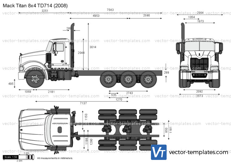 Mack Titan 8x4 TD714