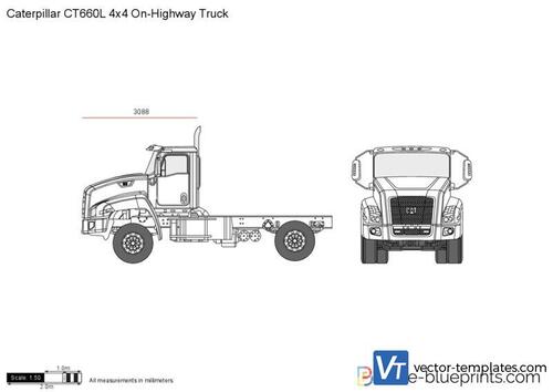 Caterpillar CT660L 4x4 On-Highway Truck