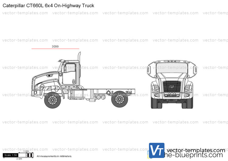 Caterpillar CT660L 6x4 On-Highway Truck