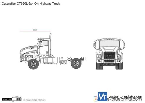 Caterpillar CT660L 6x4 On-Highway Truck