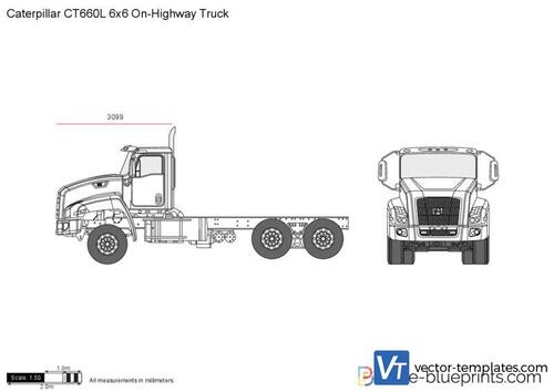 Caterpillar CT660L 6x6 On-Highway Truck