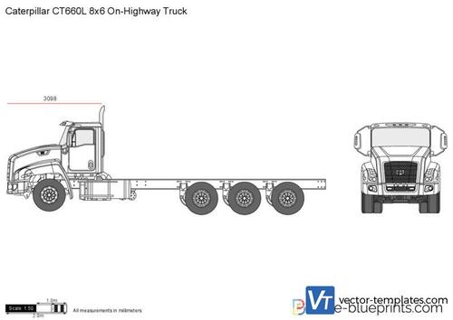 Caterpillar CT660L 8x6 On-Highway Truck