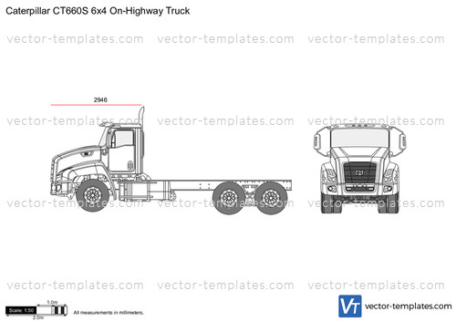Caterpillar CT660S 6x4 On-Highway Truck