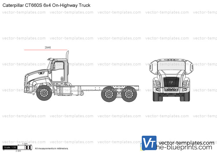 Caterpillar CT660S 6x4 On-Highway Truck