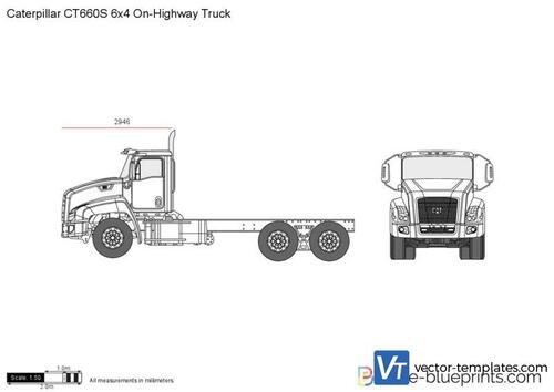 Caterpillar CT660S 6x4 On-Highway Truck