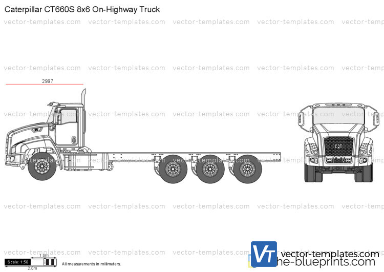 Caterpillar CT660S 8x6 On-Highway Truck