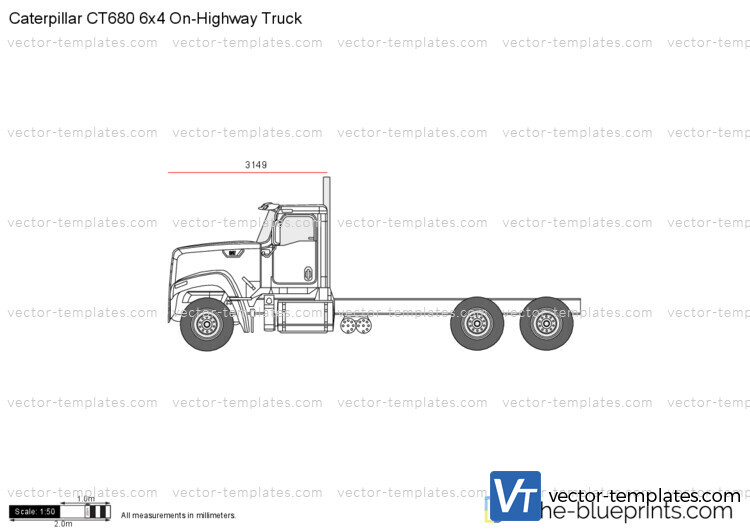 Caterpillar CT680 6x4 On-Highway Truck