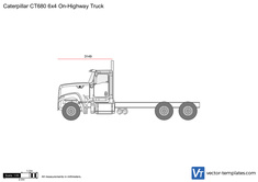 Caterpillar CT680 6x4 On-Highway Truck