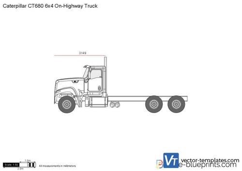 Caterpillar CT680 6x4 On-Highway Truck