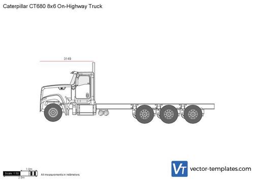 Caterpillar CT680 8x6 On-Highway Truck