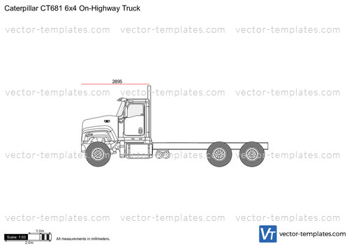 Caterpillar CT681 6x4 On-Highway Truck