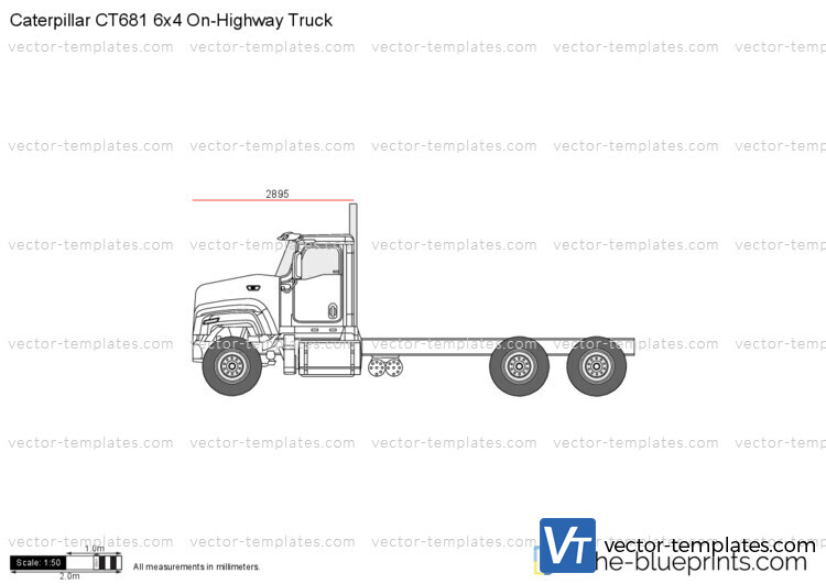 Caterpillar CT681 6x4 On-Highway Truck