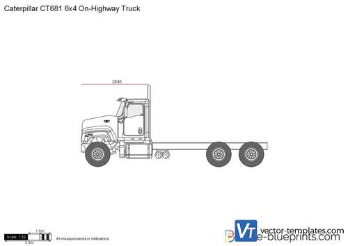 Caterpillar CT681 6x4 On-Highway Truck