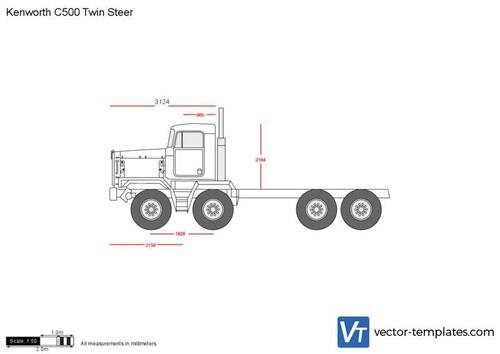 Kenworth C500 Twin Steer