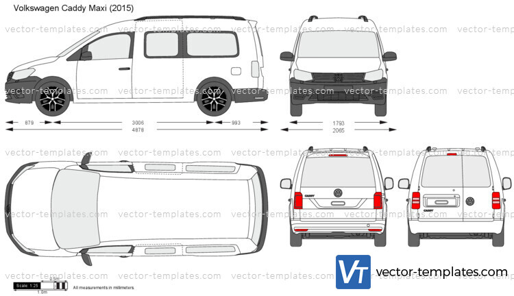 Templates - - Volkswagen - Caddy Maxi