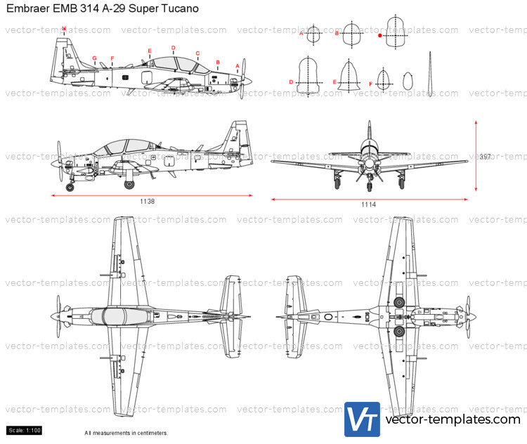 Embraer EMB 314 A-29 Super Tucano