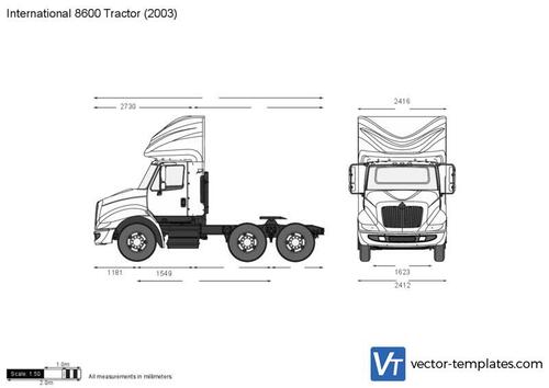 International 8600 Tractor