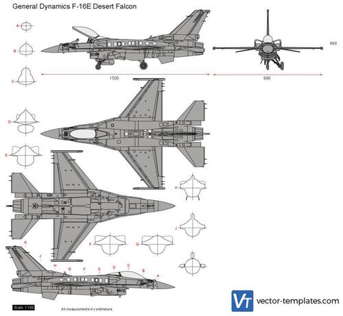 General Dynamics F-16E Desert Falcon