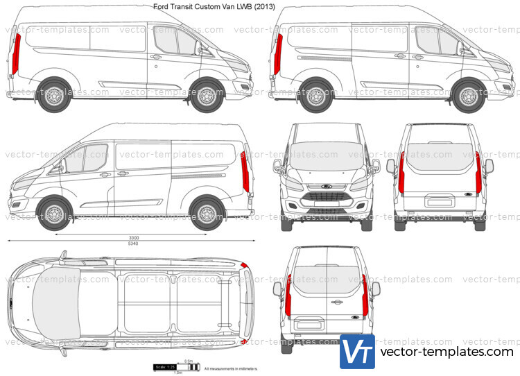 ford transit cad model