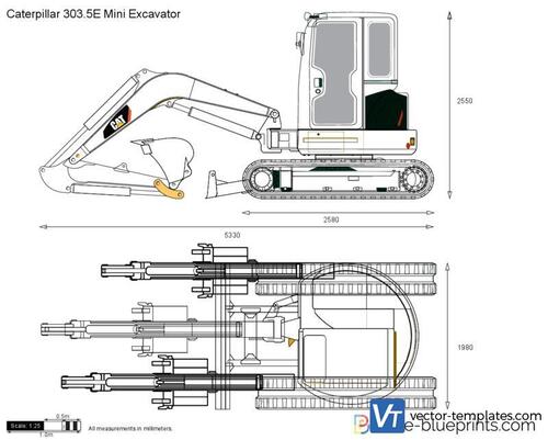 Caterpillar 303.5E Mini Excavator