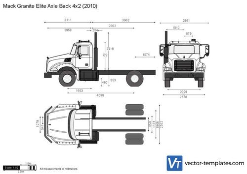 Mack Granite Elite Axle Back 4x2