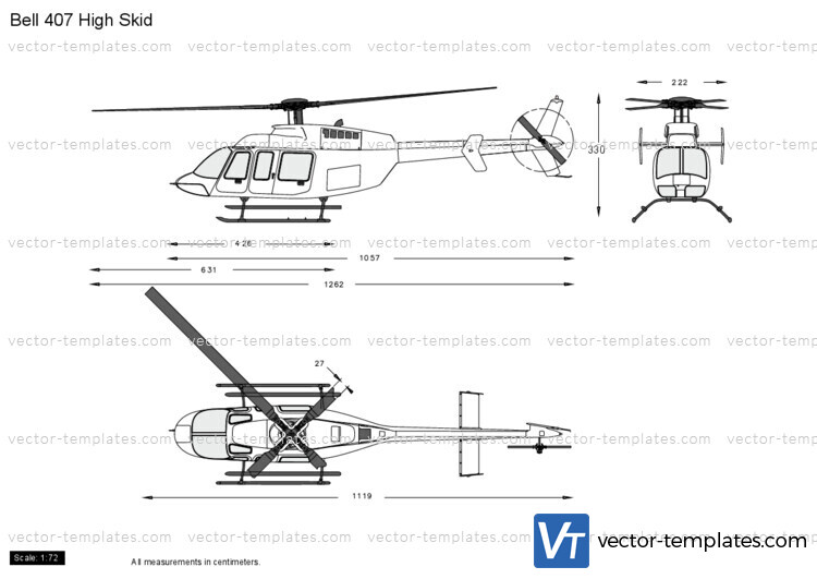 Bell 407 High Skid