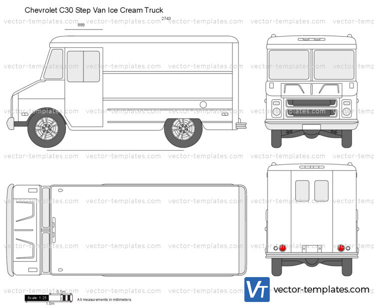 Chevrolet C30 Step Van Ice Cream Truck