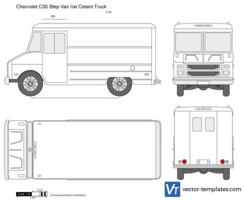 Chevrolet C30 Step Van Ice Cream Truck