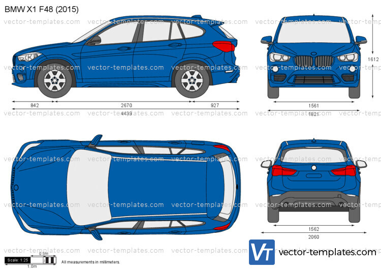 Templates - Cars - BMW - BMW X1 F48