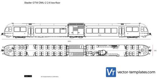 Stadler GTW DMU-2 2-6 low-floor