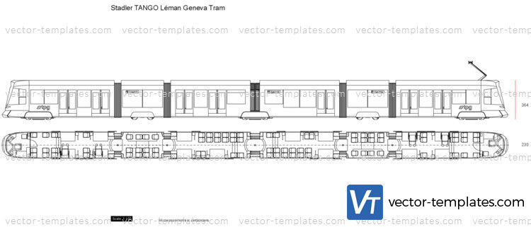 Stadler TANGO Leman Geneva Tram