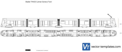 Stadler TANGO Leman Geneva Tram