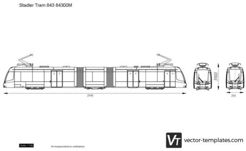 Stadler Tram 843 84300M