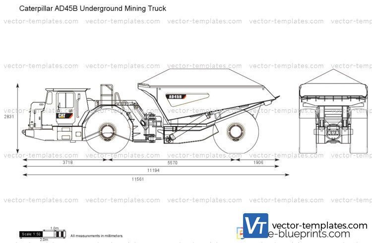 Caterpillar AD45B Underground Mining Truck