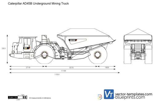 Caterpillar AD45B Underground Mining Truck