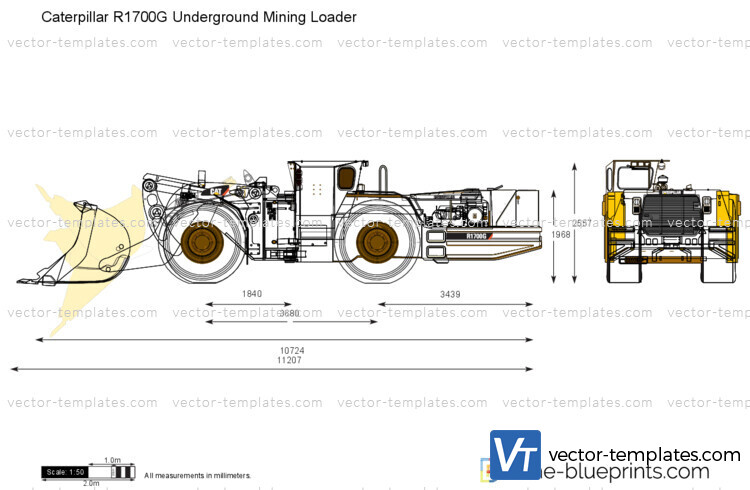 Caterpillar R1700G Underground Mining Loader