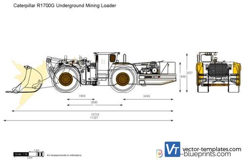 Caterpillar R1700G Underground Mining Loader