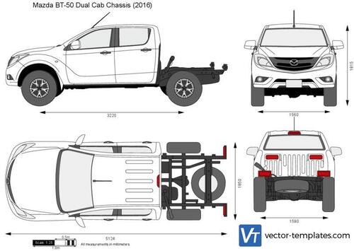 Mazda BT-50 Dual Cab Chassis