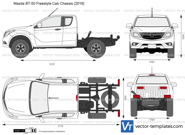 Mazda BT-50 Freestyle Cab Chassis