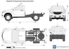 Mazda BT-50 Single Cab Chassis 4x4