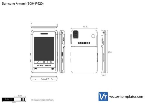 Samsung Armani (SGH-P520)