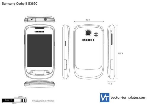 Samsung Corby II S3850