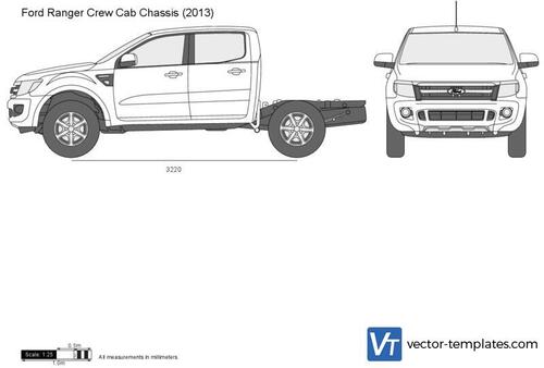 Ford Ranger Crew Cab Chassis