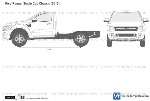 Ford Ranger Single Cab Chassis