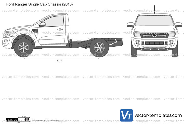 Ford Ranger Single Cab Chassis