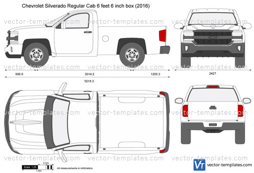 Chevrolet Silverado Regular Cab 6 feet 6 inch box