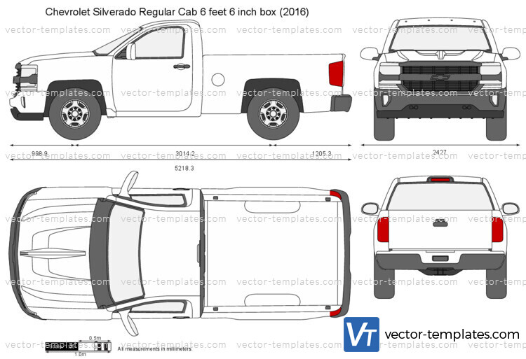 Chevrolet Silverado Regular Cab 6 feet 6 inch box